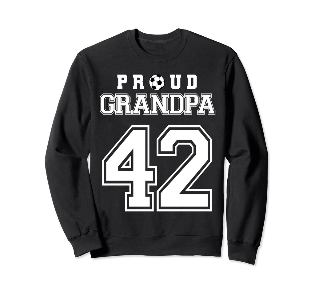 Number 42 Custom Proud Soccer Sweatshirt - Fun Novelty Design for Adults - T-Shirt, Sweatshirt, Hoodie