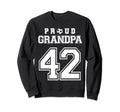 Number 42 Custom Proud Soccer Sweatshirt - Fun Novelty Design for Adults - T-Shirt, Sweatshirt, Hoodie
