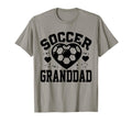 Soccer Granddad Heart Granddad T-Shirt - Aesthetic Graphic Men Women - T-Shirt, Sweatshirt, Hoodie