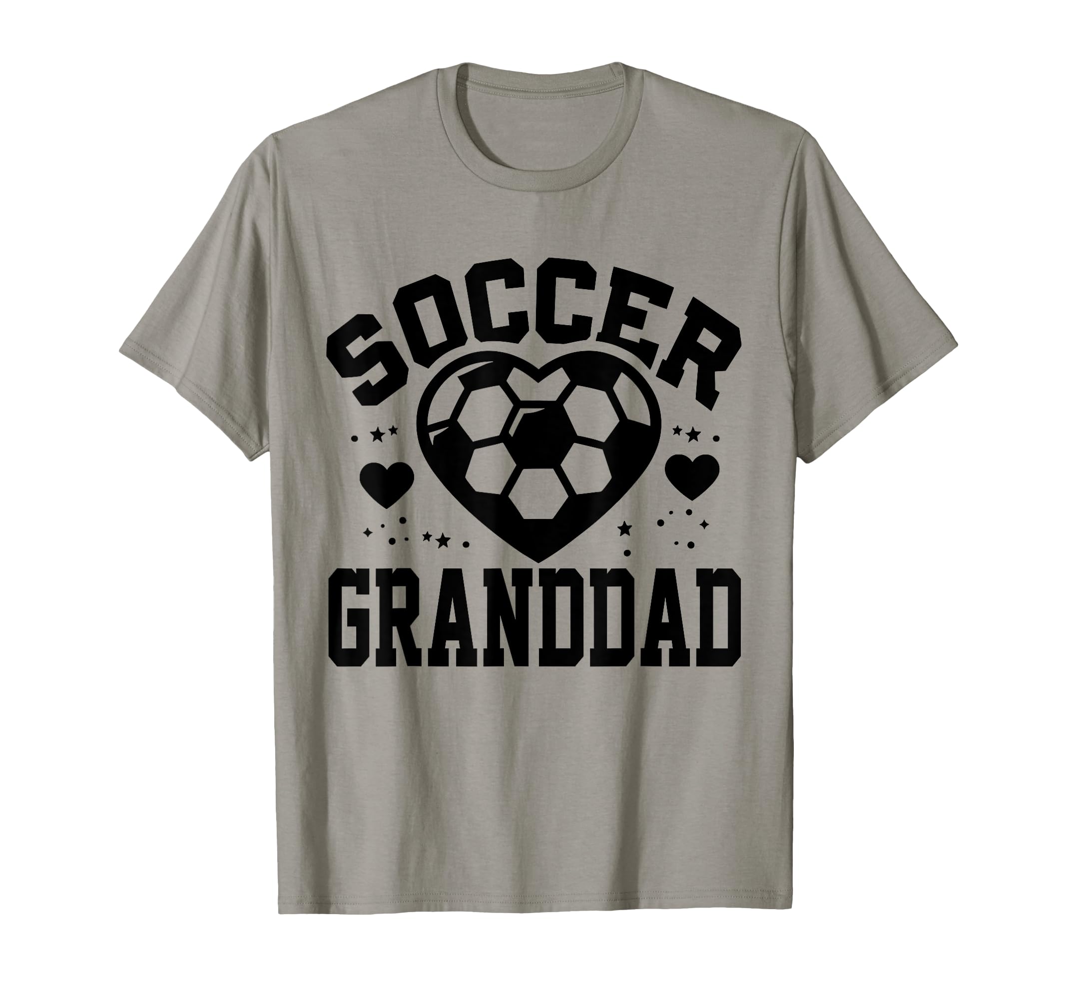 Soccer Granddad Heart Granddad T-Shirt - Aesthetic Graphic Men Women - T-Shirt, Sweatshirt, Hoodie