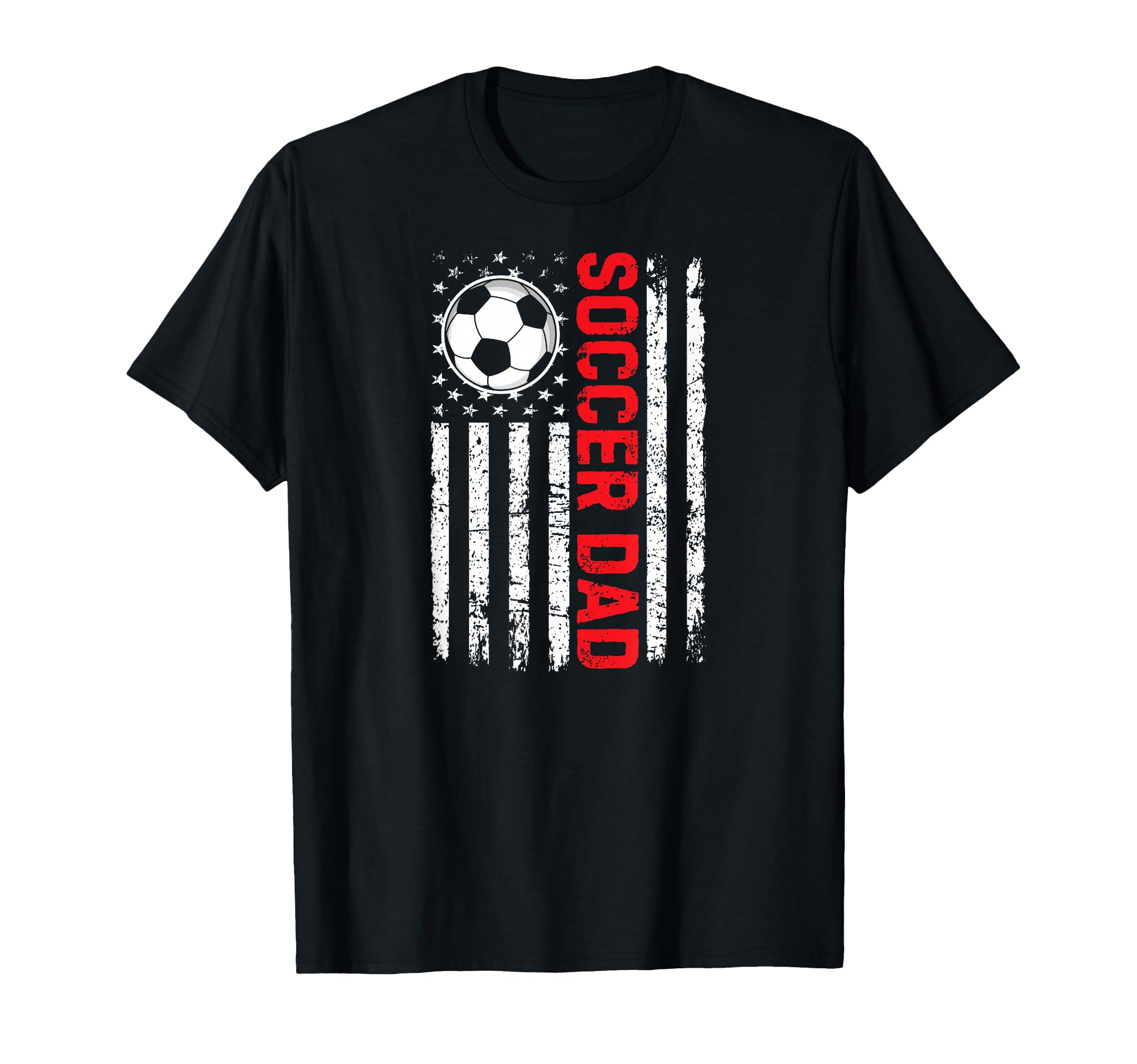 Soccer Dad Flag Red T-Shirt - Aesthetic Graphic Men Women - T-Shirt, Sweatshirt, Hoodie