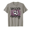 Soccer Nanny Grandma Nanny Soccer Player T-Shirt - Graphic Print Unisex - T-Shirt, Sweatshirt, Hoodie