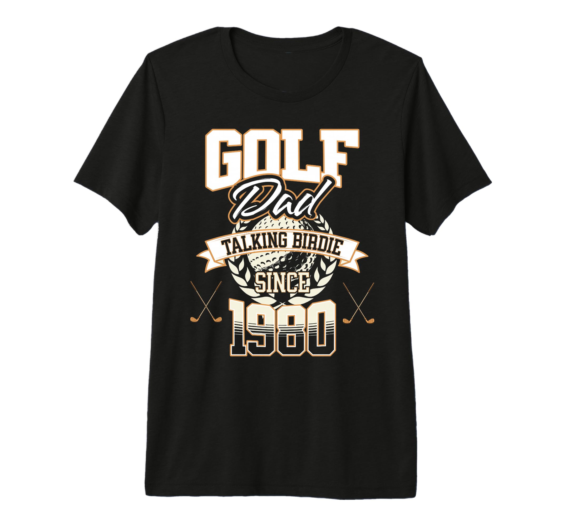 Golf Dad Talking Birdie Since 1980 T-Shirt - Minimalist Print for Adults - T-Shirt, Sweatshirt, Hoodie