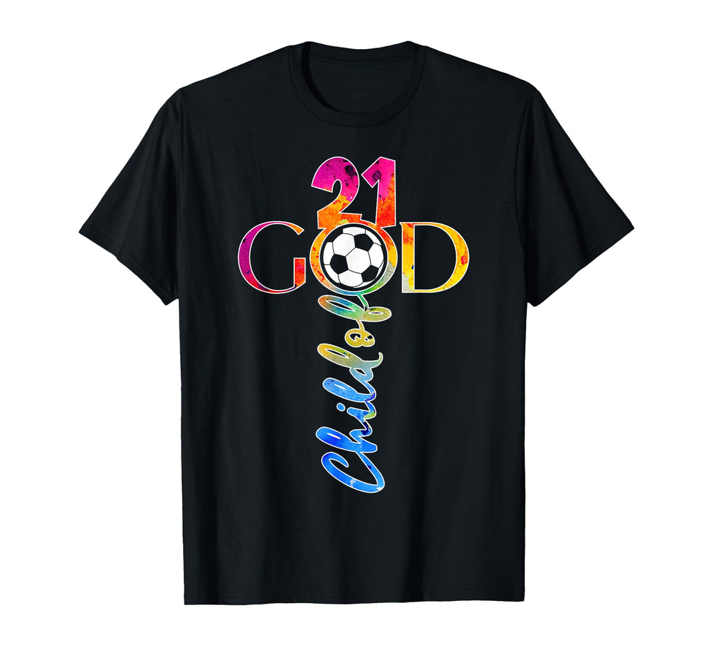 Jesus 21 Years Child God Soccer 21St T-Shirt - Custom Art Print for Adults - T-Shirt, Sweatshirt, Hoodie