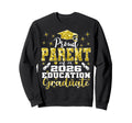Proud Parent 2026 Education Graduate Sweatshirt - Minimalist Print Unisex - T-Shirt, Sweatshirt, Hoodie