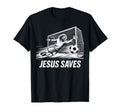 Soccer Goalie Goalkeeper Jesus Saves T-Shirt - Streetwear Style Unisex - T-Shirt, Sweatshirt, Hoodie