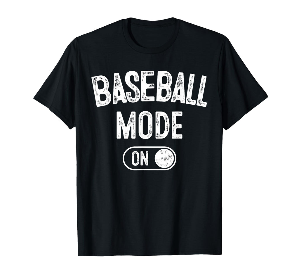 Baseball Mode Funny Slugger Gift Dad T-Shirt - Aesthetic Graphic Unisex - T-Shirt, Sweatshirt, Hoodie