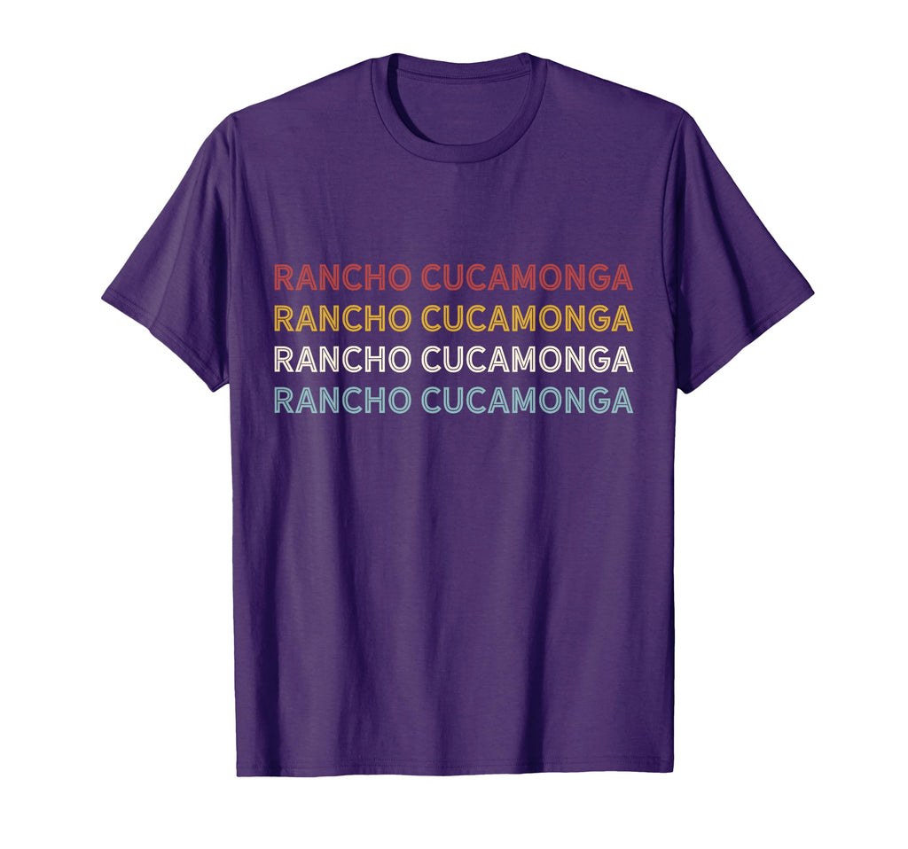 Us American City 70S Usa Rancho Cucamonga T-Shirt - Graphic Print Unisex - T-Shirt, Sweatshirt, Hoodie