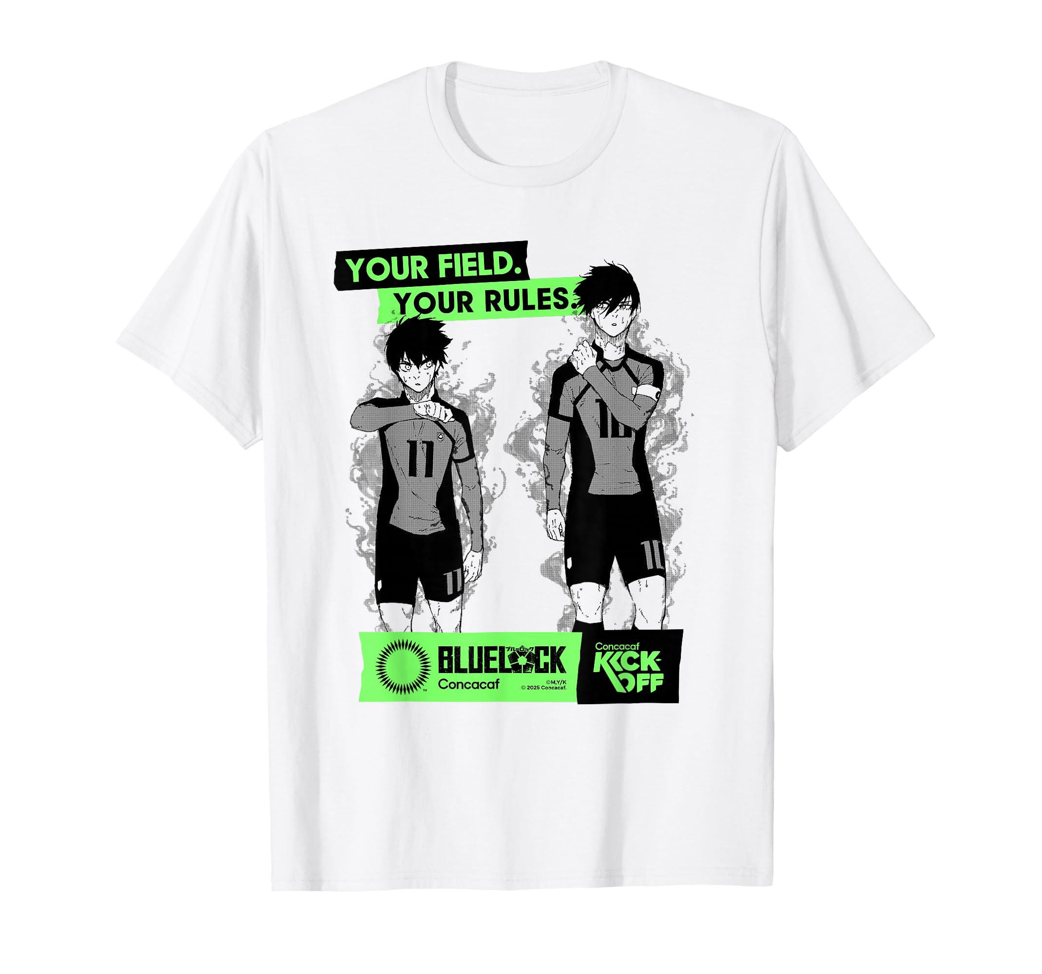 Blue Lock X Concacaf Isagi Rin Kick T-Shirt - Aesthetic Graphic Men Women - T-Shirt, Sweatshirt, Hoodie