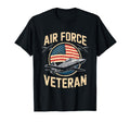 Air Force Veteran Us American Flag T-Shirt - Minimalist Print Men Women - T-Shirt, Sweatshirt, Hoodie