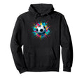 Colorful Splash Art Soccer Football Ball Hoodie - Streetwear Style Unisex - T-Shirt, Sweatshirt, Hoodie