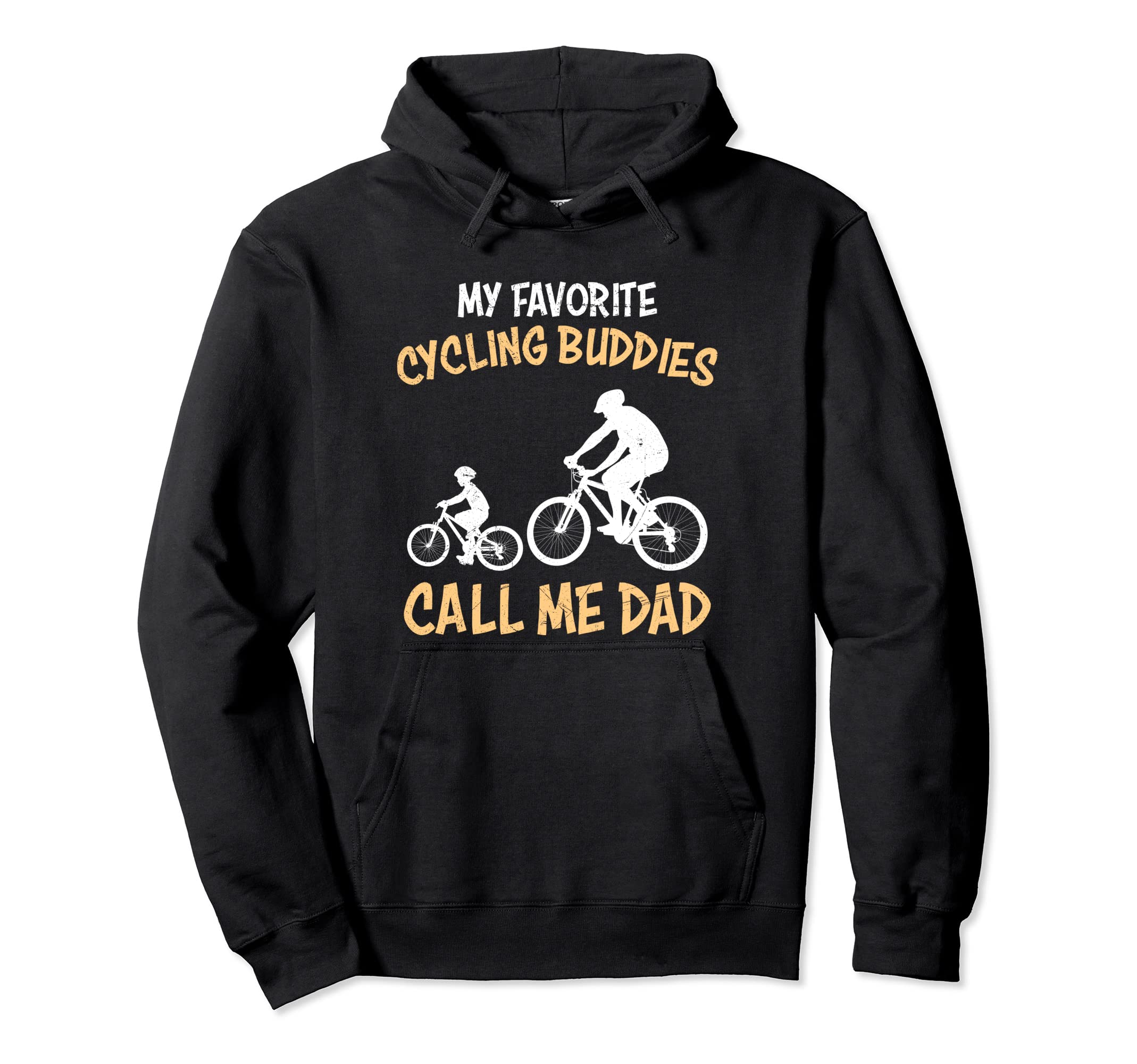 Biking Buddies Call Me Dad Bicycle Hoodie - Fun Novelty Design Unisex - T-Shirt, Sweatshirt, Hoodie