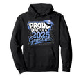 Proud Dad 2025 Graduate Graduation Hoodie - Fun Novelty Design Men Women - T-Shirt, Sweatshirt, Hoodie