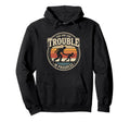 Dad And Son Trouble Progress Father And Hoodie - Unique Graphic Men Women - T-Shirt, Sweatshirt, Hoodie