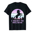 I Want To Believe Unicorn Circle Gift T-Shirt - Custom Art Print for Adults - T-Shirt, Sweatshirt, Hoodie