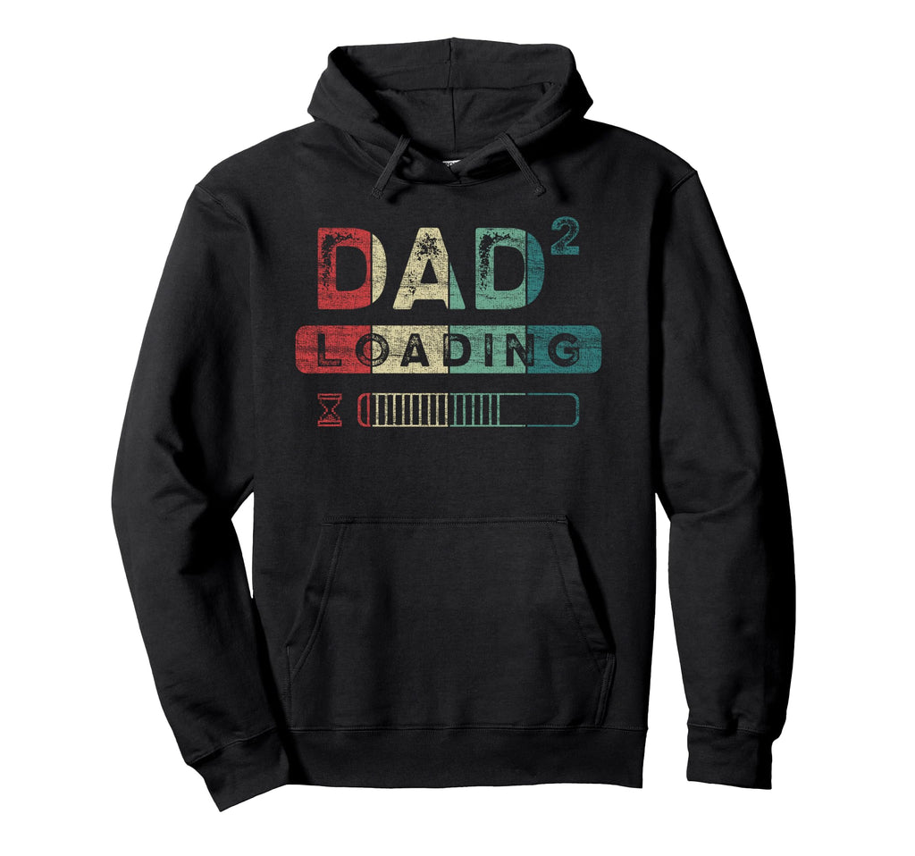 Dad To Be Twins 2Nd Child Dad To Power 2 Hoodie - Minimalist Print Unisex - T-Shirt, Sweatshirt, Hoodie