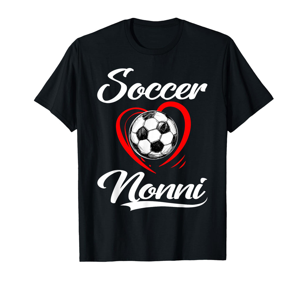 Soccer Nonni Soccer Heart Family Matching T-Shirt - Novelty Apparel Unisex - T-Shirt, Sweatshirt, Hoodie