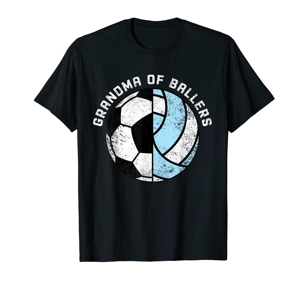 Grandma Ballers Funny Soccer T-Shirt - Trendy Graphic for Adults - T-Shirt, Sweatshirt, Hoodie