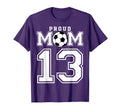 Number 13 Custom Proud Soccer T-Shirt - Casual Everyday Wear for Adults - T-Shirt, Sweatshirt, Hoodie