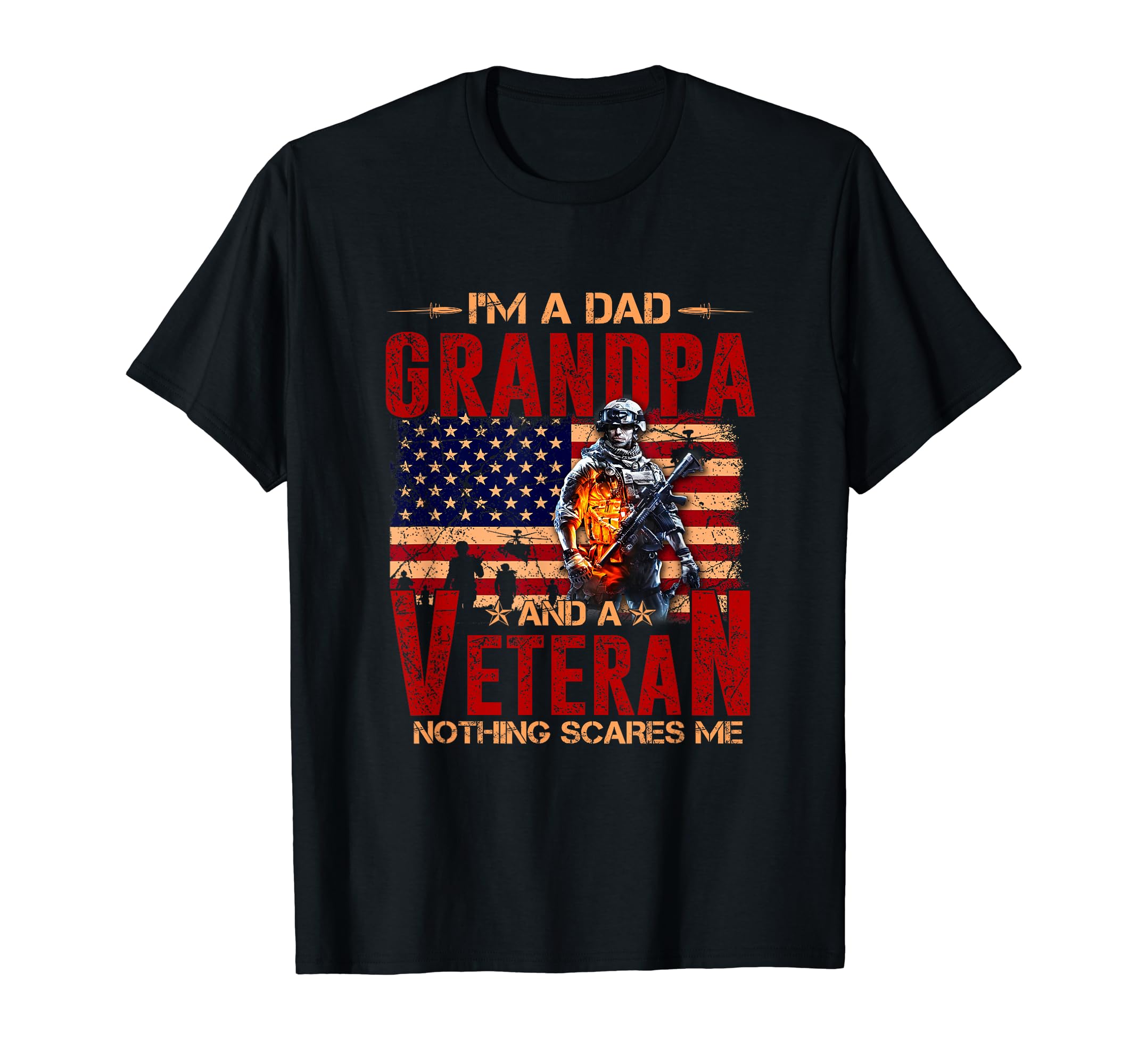 Fathers Day Veterans Day Im Dad T-Shirt - Aesthetic Graphic Men Women - T-Shirt, Sweatshirt, Hoodie
