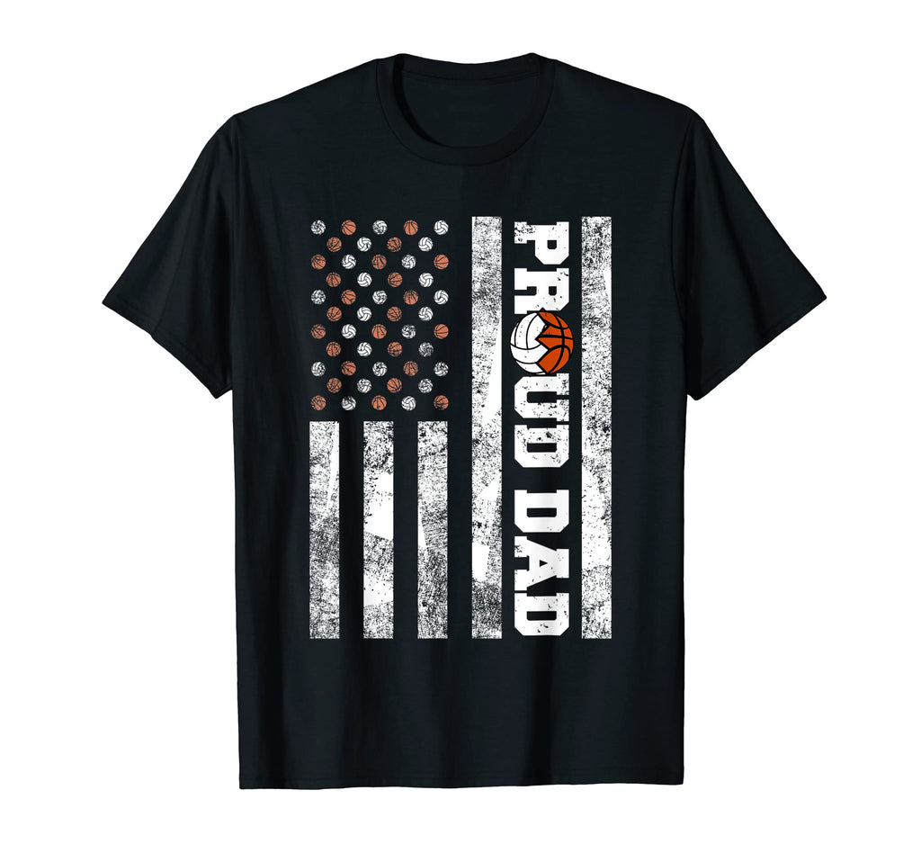 Proud Dad American Flag Funny T-Shirt - Trendy Graphic Men Women - T-Shirt, Sweatshirt, Hoodie