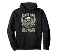 Biker Dad Like Normal Dad Only Hoodie - Casual Everyday Wear Men Women - T-Shirt, Sweatshirt, Hoodie