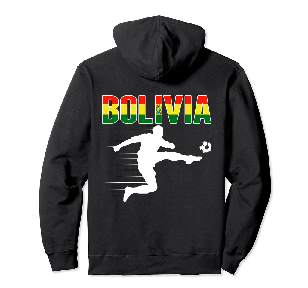 Bolivia Soccer Fans Jersey Bolivian Hoodie - Minimalist Print for Adults - T-Shirt, Sweatshirt, Hoodie