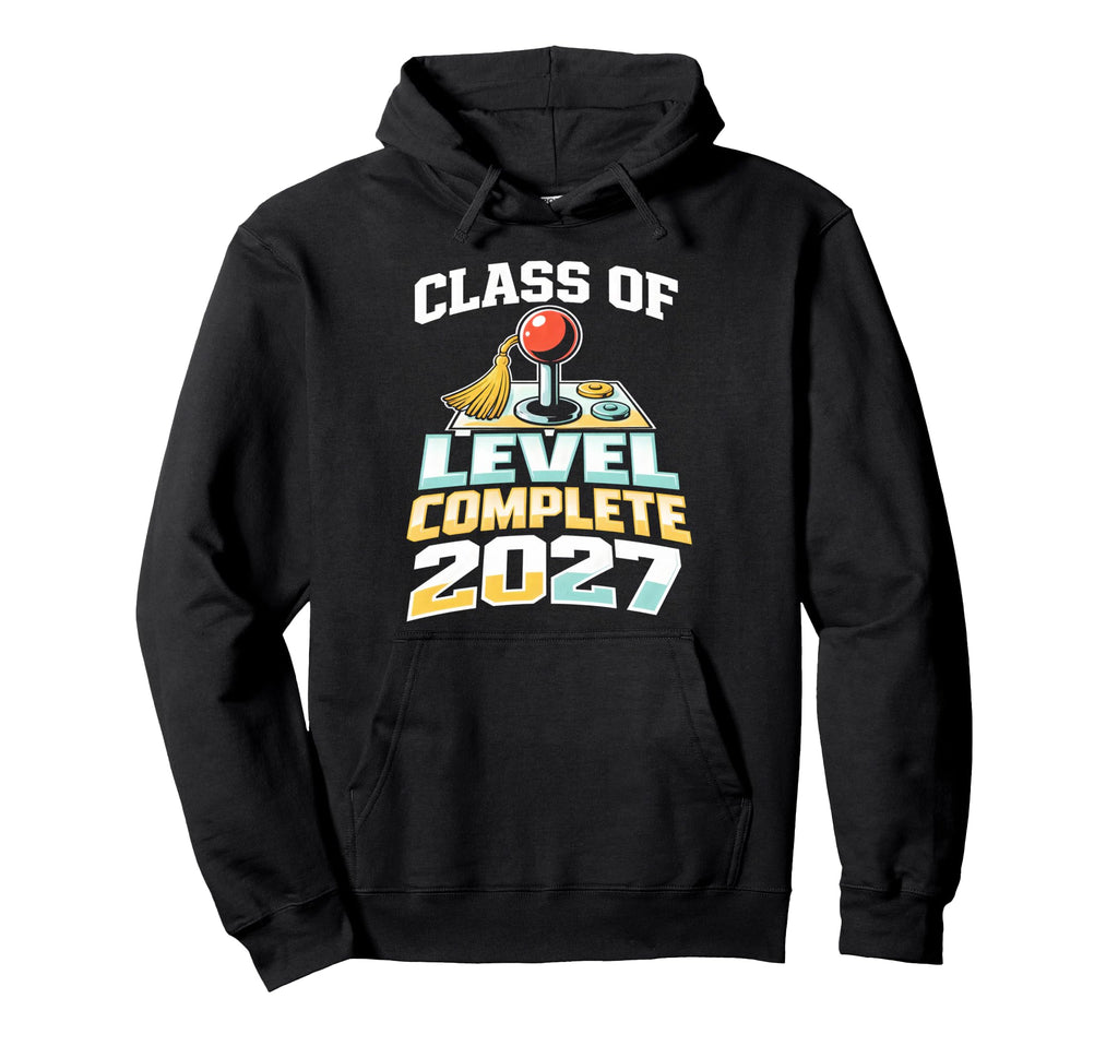 Level Complete Senior Graduation School Hoodie - Streetwear Style Unisex - T-Shirt, Sweatshirt, Hoodie