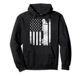 Trucker American Flag Usa Patriotic Truck Hoodie - Novelty Apparel Unisex - T-Shirt, Sweatshirt, Hoodie