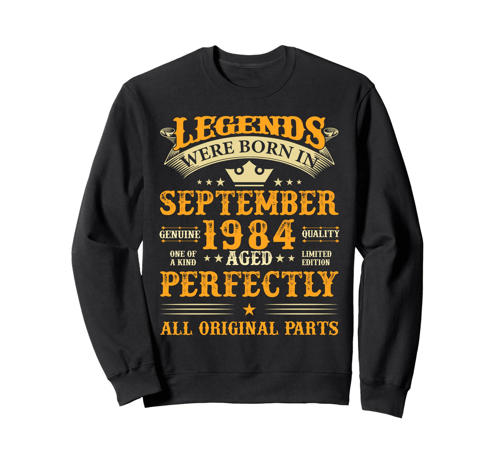 Legends Were Born September 1984 Sweatshirt - Custom Art Print for Adults - T-Shirt, Sweatshirt, Hoodie