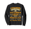 Legends Were Born September 1984 Sweatshirt - Custom Art Print for Adults - T-Shirt, Sweatshirt, Hoodie