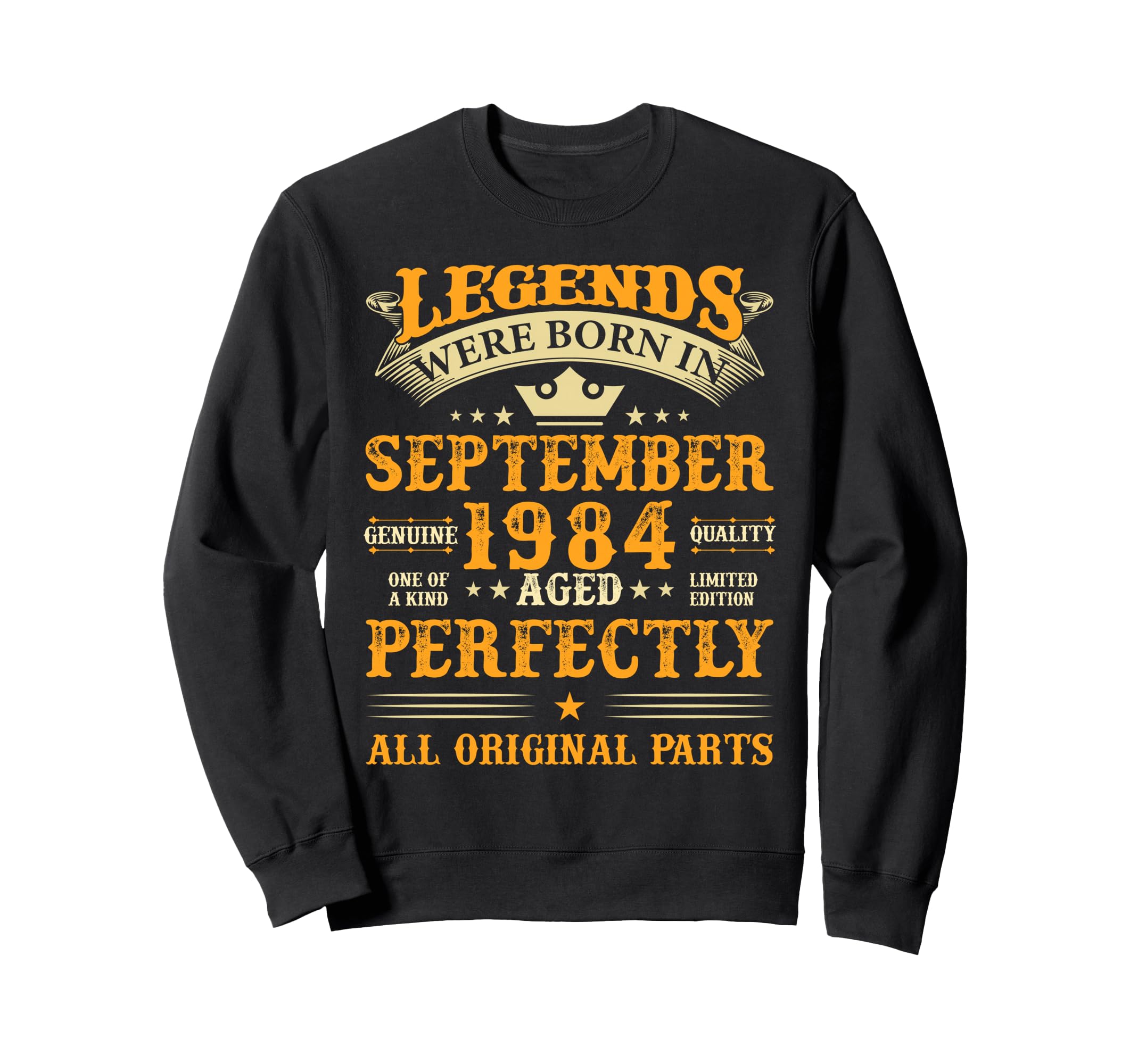 Legends Were Born September 1984 Sweatshirt - Custom Art Print for Adults - T-Shirt, Sweatshirt, Hoodie