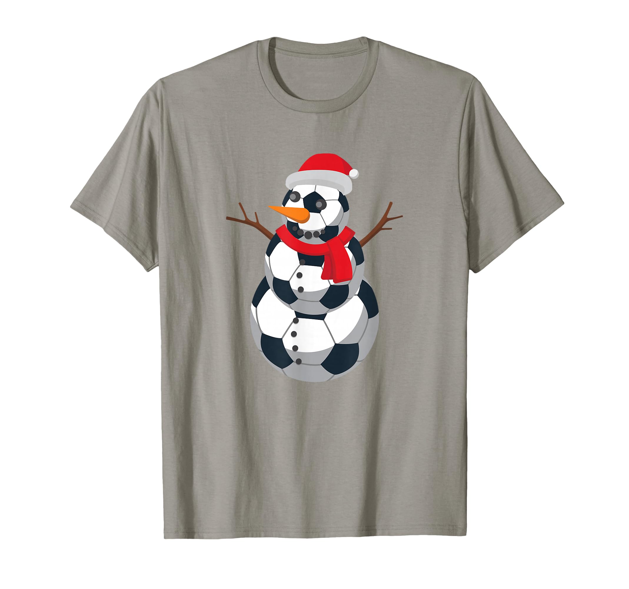 Soccer Player Snowman Soccer T-Shirt - Casual Everyday Wear for Adults - T-Shirt, Sweatshirt, Hoodie