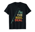 Fun Fishing Shirts Reel Deal Dad Gift T-Shirt - Novelty Apparel Men Women - T-Shirt, Sweatshirt, Hoodie