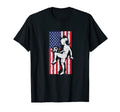 Soccer Player American Flag T-Shirt - Minimalist Print Men Women - T-Shirt, Sweatshirt, Hoodie