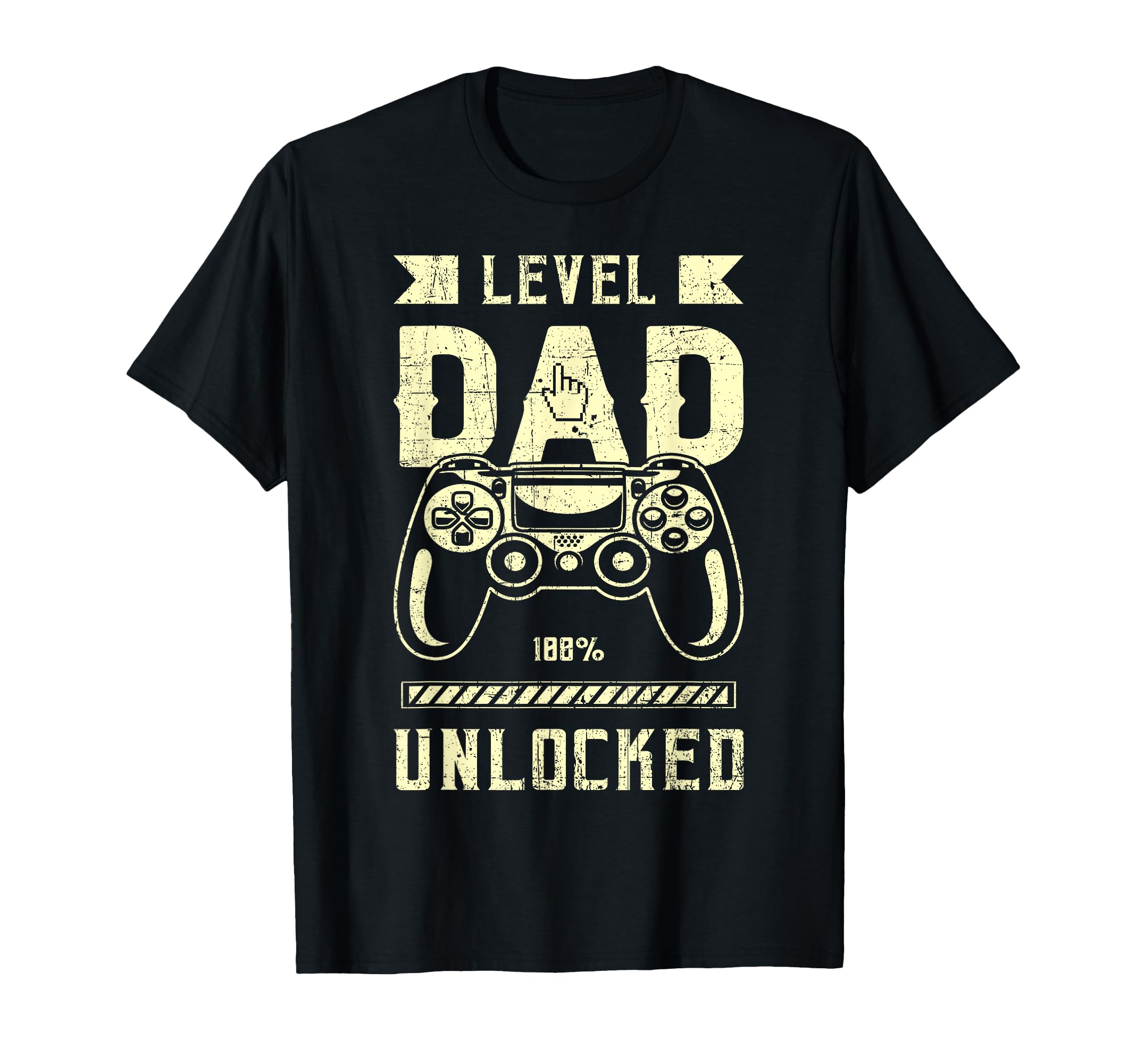 New Dad Gaming Level Dad Unlocked Game T-Shirt - Streetwear Style Unisex - T-Shirt, Sweatshirt, Hoodie
