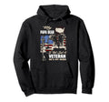 Veteran Papa Bear Dad Usa Flag 4Th Hoodie - Casual Everyday Wear Unisex - T-Shirt, Sweatshirt, Hoodie