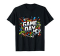Colorful Graffiti Splash Soccer T-Shirt - Fun Novelty Design Men Women - T-Shirt, Sweatshirt, Hoodie
