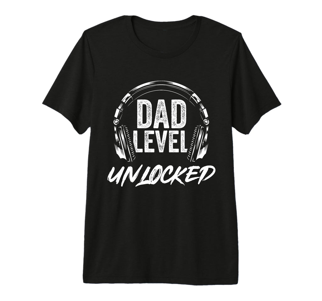 Mens Video Game Dad Level Unlocked T-Shirt - Trendy Graphic Men Women - T-Shirt, Sweatshirt, Hoodie
