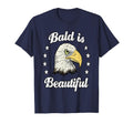 Funny Bald Is Beautiful Dad T-Shirt - Graphic Print for Adults - T-Shirt, Sweatshirt, Hoodie