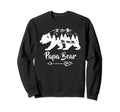 Papabear Papa Bear Daddy Dad Sweatshirt - Casual Everyday Wear for Adults - T-Shirt, Sweatshirt, Hoodie