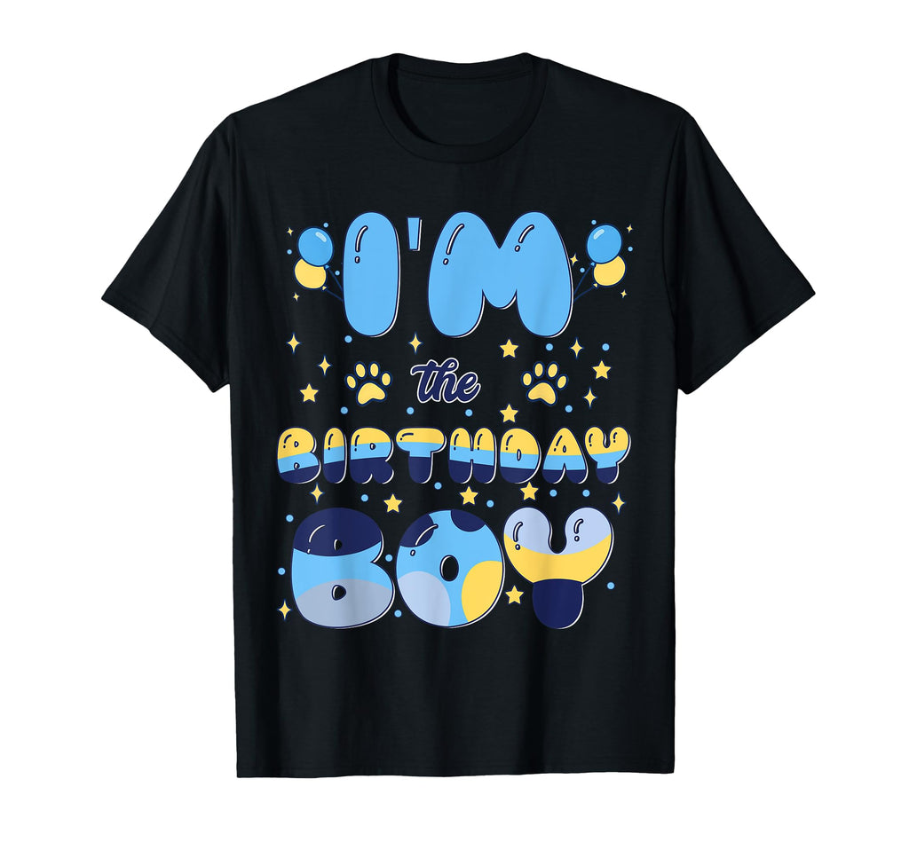Im Birthday Blue Dog Theme Party T-Shirt - Novelty Apparel for Adults - T-Shirt, Sweatshirt, Hoodie