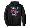 Gender Reveal Goals Or Bows Papa Loves Hoodie - Unique Graphic Men Women - T-Shirt, Sweatshirt, Hoodie