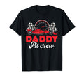 Race Car Daddy Birthday Daddy Pit Crew T-Shirt - Trendy Graphic Unisex - T-Shirt, Sweatshirt, Hoodie