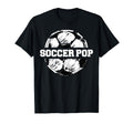 Soccer Pop Soccer Ball Split T-Shirt - Casual Everyday Wear Men Women - T-Shirt, Sweatshirt, Hoodie