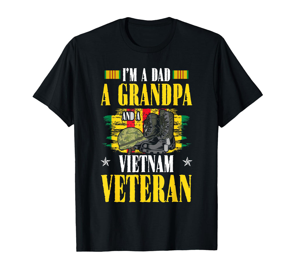Vietnam Veteran Dad Grandpa T-Shirt - Streetwear Style for Adults - T-Shirt, Sweatshirt, Hoodie
