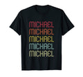 Michael Wordmark Pattern Personalized T-Shirt - Minimalist Print Men Women - T-Shirt, Sweatshirt, Hoodie