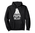 Bear Family Dad Animal Daddy Fathers Day Hoodie - Graphic Print Unisex - T-Shirt, Sweatshirt, Hoodie