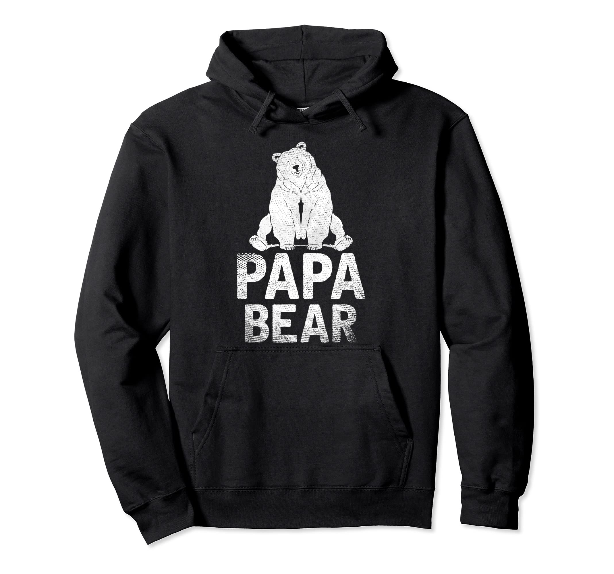 Bear Family Dad Animal Daddy Fathers Day Hoodie - Graphic Print Unisex - T-Shirt, Sweatshirt, Hoodie