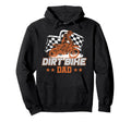 Dirt Bike Dad Great Motocross Off Road Hoodie - Trendy Graphic for Adults - T-Shirt, Sweatshirt, Hoodie